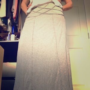Studio M Grey Jersey Maxi Skirt