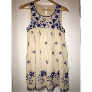 new embroidered baby doll dress!
