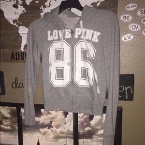 Price Firm 💕 VS Pink Zip-Up