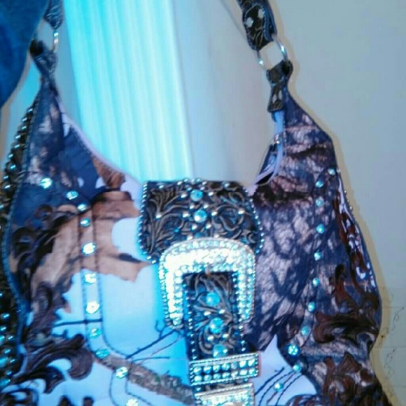 Pink mossy oak handbag