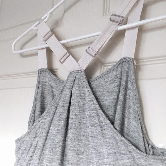 ✖️SOLD✖️ Olive Olivia Grey Racerback Tank - Picture 2 of 3