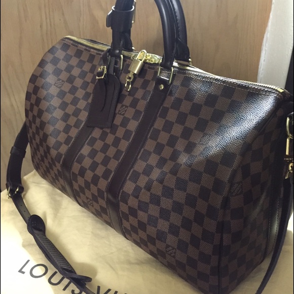 (SOLD) Louis Vuitton Keepall 45 Bandouliere Damier