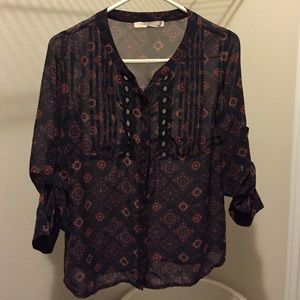 Cute button down top