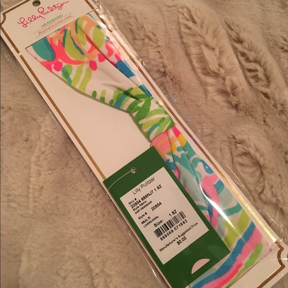 🚫SOLD🚫GWP Lilly Pulitzer Lover's Coral headband