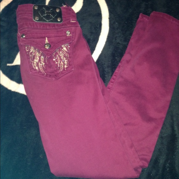 Fuchsia miss me skinny jeans size 27 inseam 32 - Picture 1 of 3