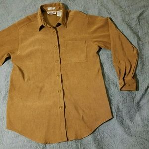 Vintage Brown Button Down Shirt