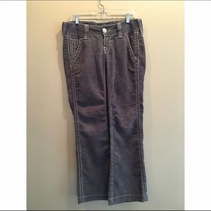 True Religion Grey Corduroy Jeans