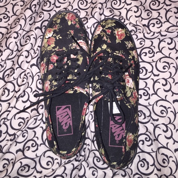 Floral vans