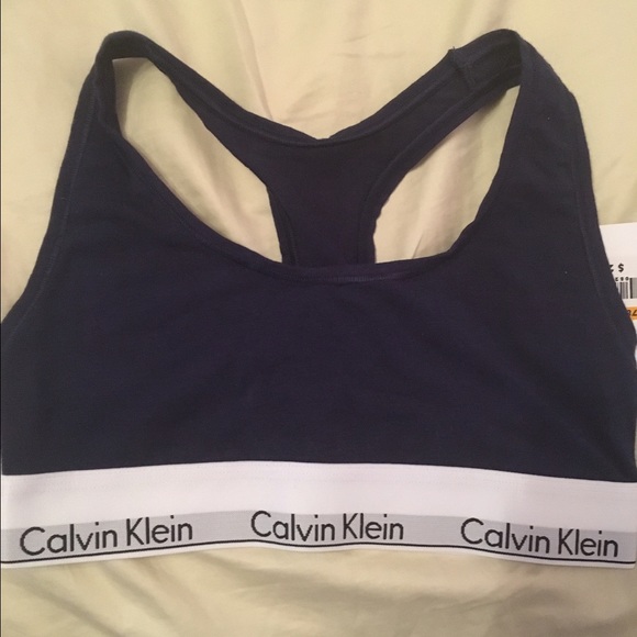 navy modern cotton bra ck