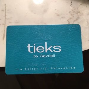 Tieks Gift Card $50