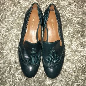 Women's Nine West Loafers - Size 9. Green