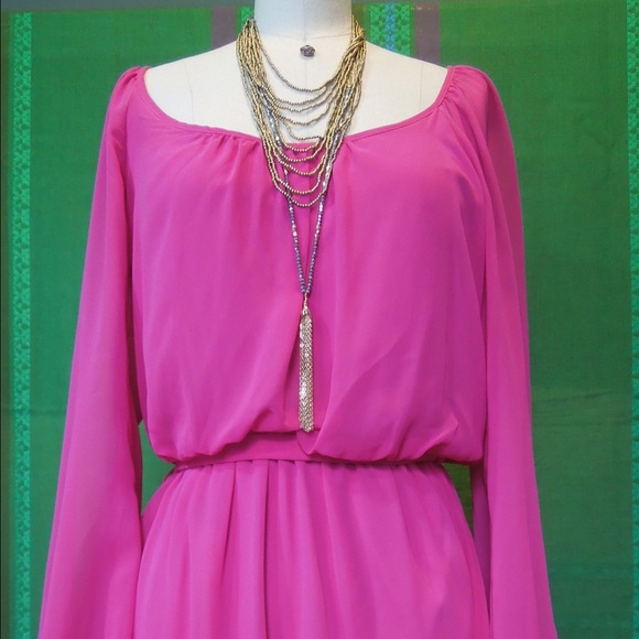 Hot Pink Dress - Picture 1 of 2