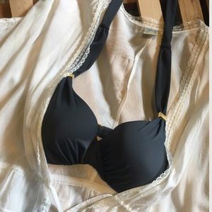 34C ✨VS Push Up • Dark Grey • Bikini Top🌞