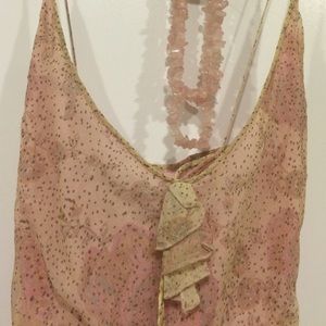 J. Crew floor garden length floral /blush & cream