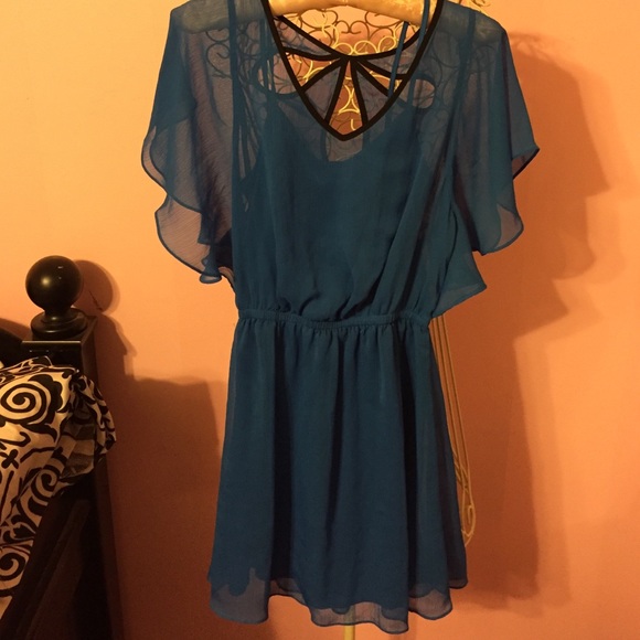 Blue dress