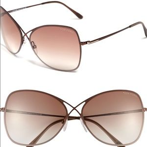 Tom Ford Colette 63mm Oversized Sunglasses