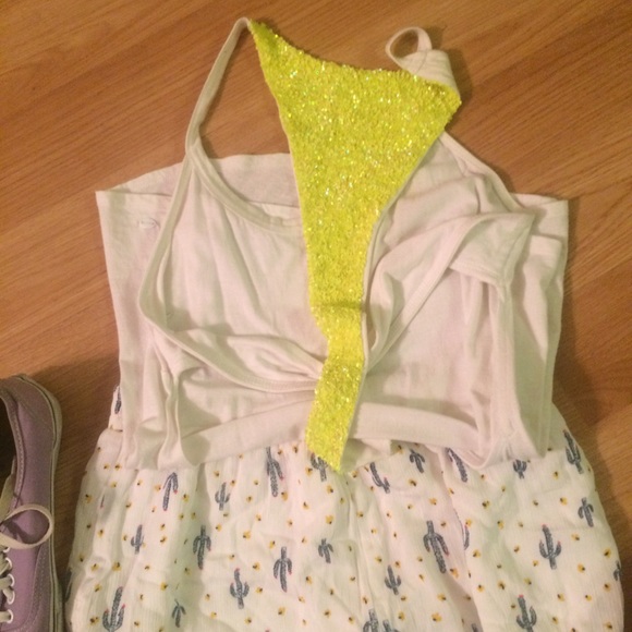 Guess open back sequin shirt