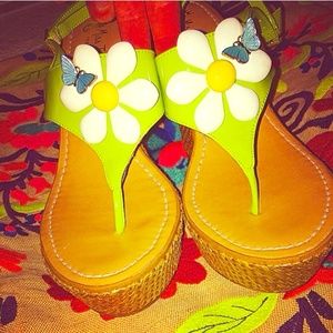 Wedges by Miss Trish- Never worn