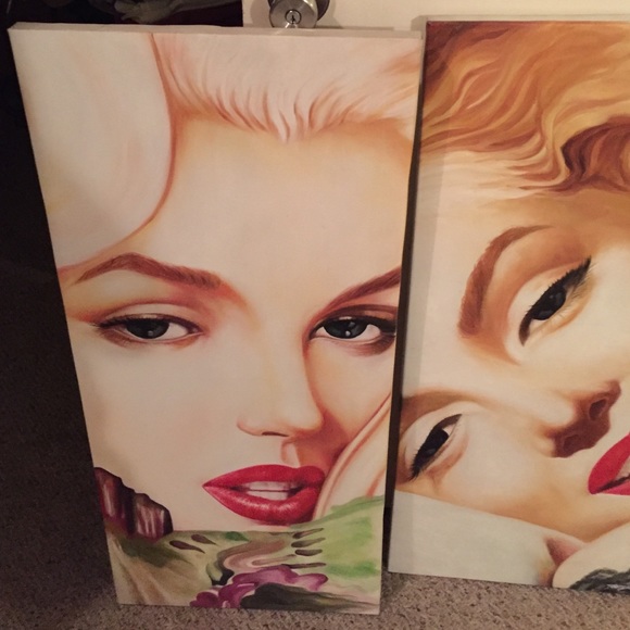 3Canvas PaintingsOfMarilynMonroe🎀MAKE AN OFFER🎀 - Picture 2 of 4