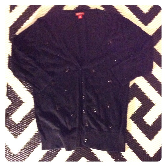 Sequin embroidered cardigan
