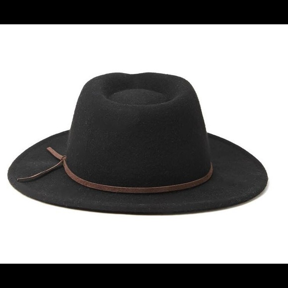 WANTED Forever 21 Black Men Wide-brim wool fedora