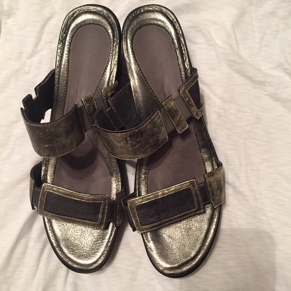 Naot Treasure Sandal in awesome gunmetal