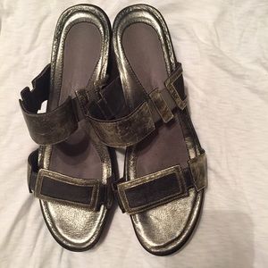 Naot Treasure Sandal in awesome gunmetal
