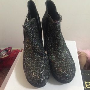 Glitter booties