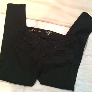 LOFT Black Skinny Jeans