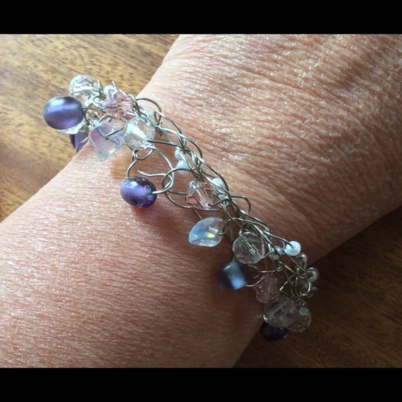 Crocheted Wire Bracelet