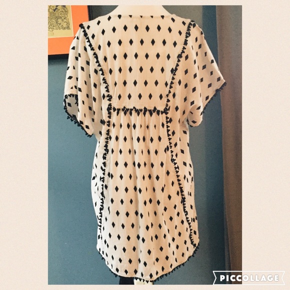 Cotton Embroidered Tunic Dress - Picture 2 of 4