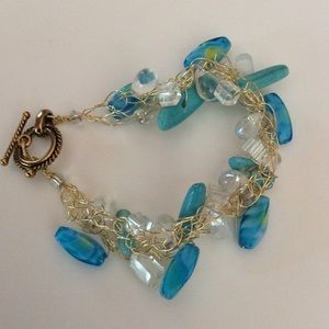 Crocheted Wire Bracelet