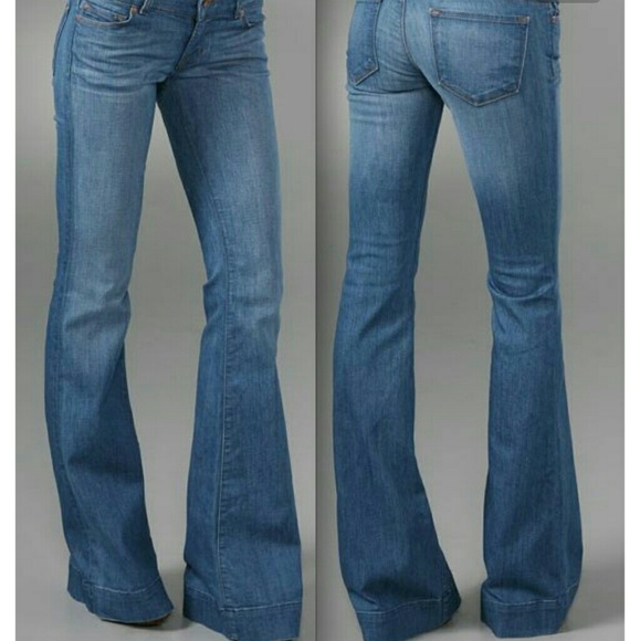 J brand love story lovestory bell bottom jeans 25