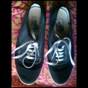 Black/Gray Vans Women's/Men's