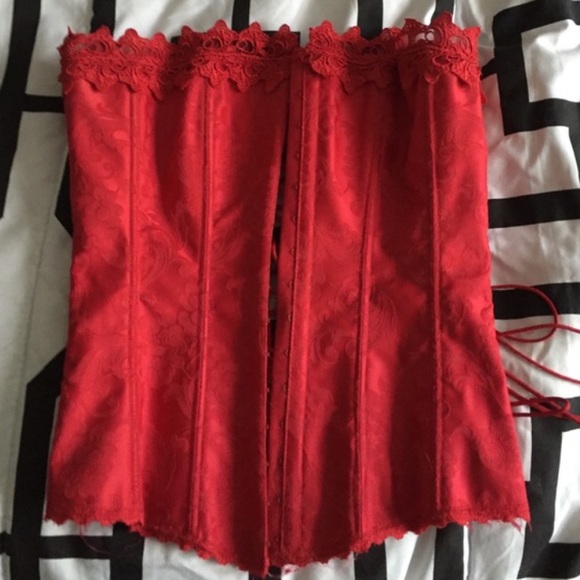 Black and Red corsets