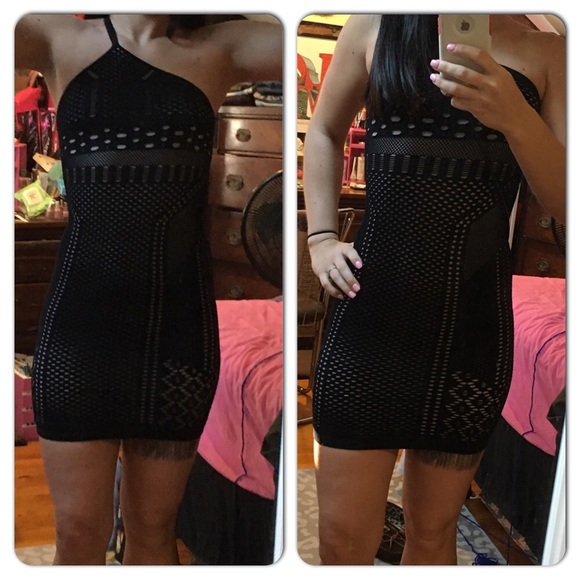 Bebe bodycon 1 shoulder LBD