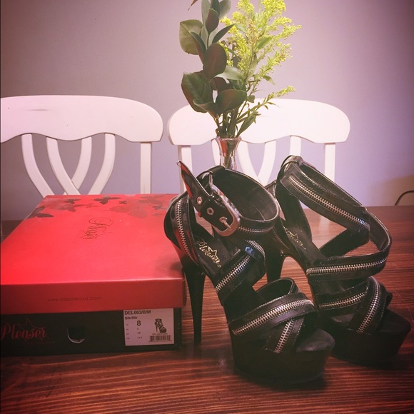 Pleaser Delight Platform Heels
