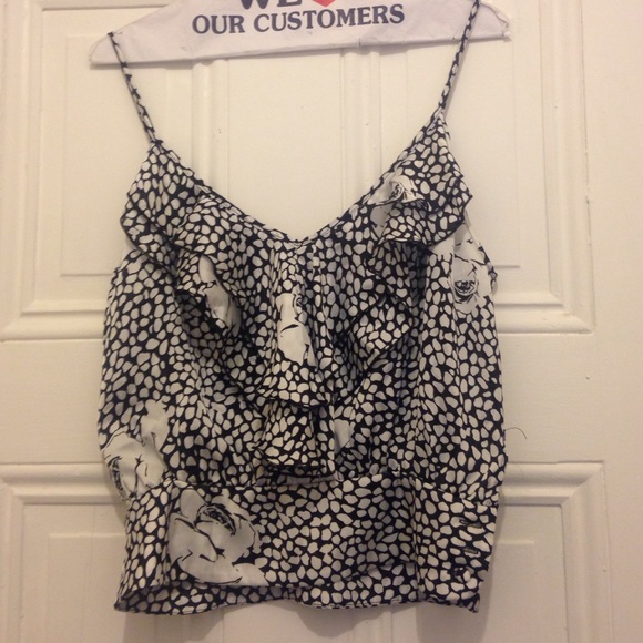 Black and White Women's Tank Top - Picture 1 of 2