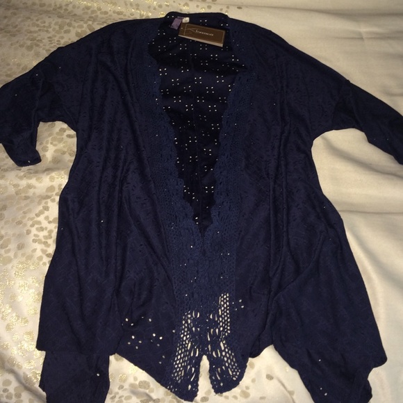 Navy blue Francescas cardigan