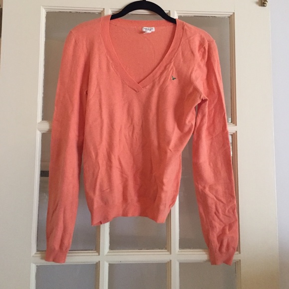 American Eagle Coral/ Orange Sweater