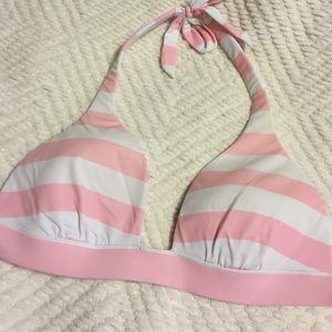 VS Striped Halter Bikini Top