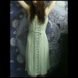 Sage Green Vintage Dress