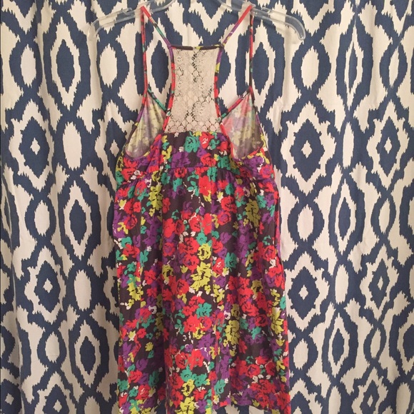 SOLD - Arizona Floral Print Racerback Dress -L - Picture 3 of 3