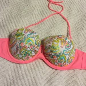VS Paisley Print Push-up Bikini Top