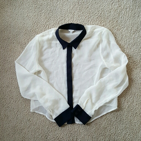 Super Shear White Blouse
