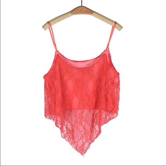 ❣Last One! Lace Crop Tops - Picture 2 of 3