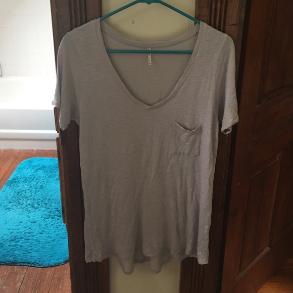 Light grey v-neck!