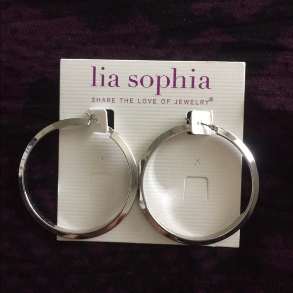Lia Sophia hoop earrings