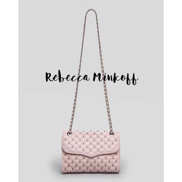 Rebecca Minkoff Quilted Affair with Studs Pink