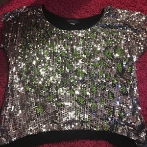 Body Central Sequin Shirt